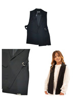 GILET REVERS - "EST. 96% PL 4% SP INT. 100% PL"