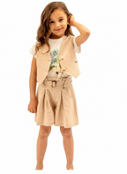 GILET IN LINO - "EST. 70% TN 30% LI - INT. 100% CO"