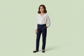 CAMICIA CROP CON ELASTICATURA ALL'ORLO ALICE PI