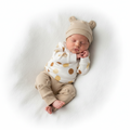SET WOOLY ORGANIC. CAPPELLINO CON ORECCHIE+BODY+LEGGINGS