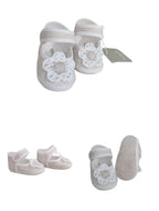 Scarpine neonata BEIGEE BIANCHE LEGGERA