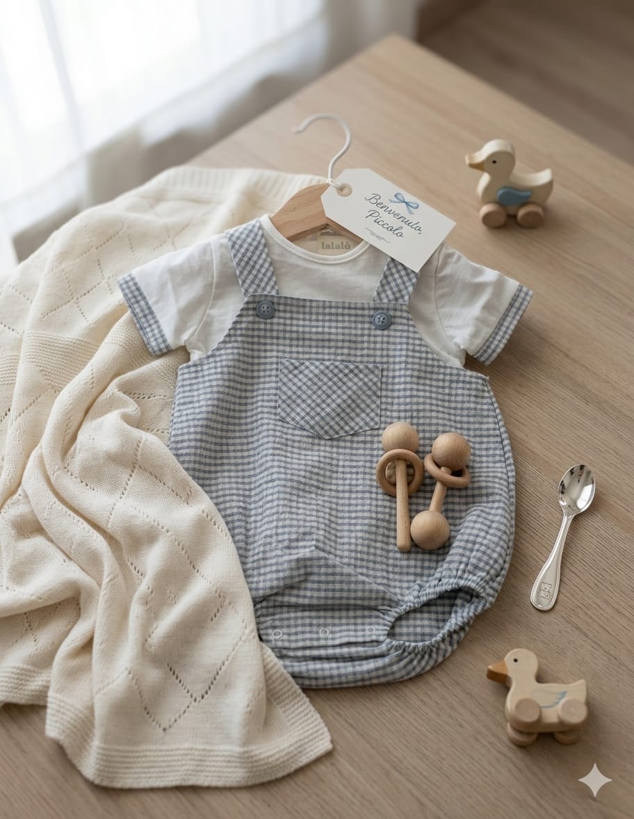 SALOPETTE + T-SHIRT NEONATO