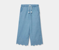 Pantaloni Denim Ricamo per Ragazza
