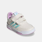 Scarpa Adidas Panna e Lilla con Logo Celeste Glitterato-bambina