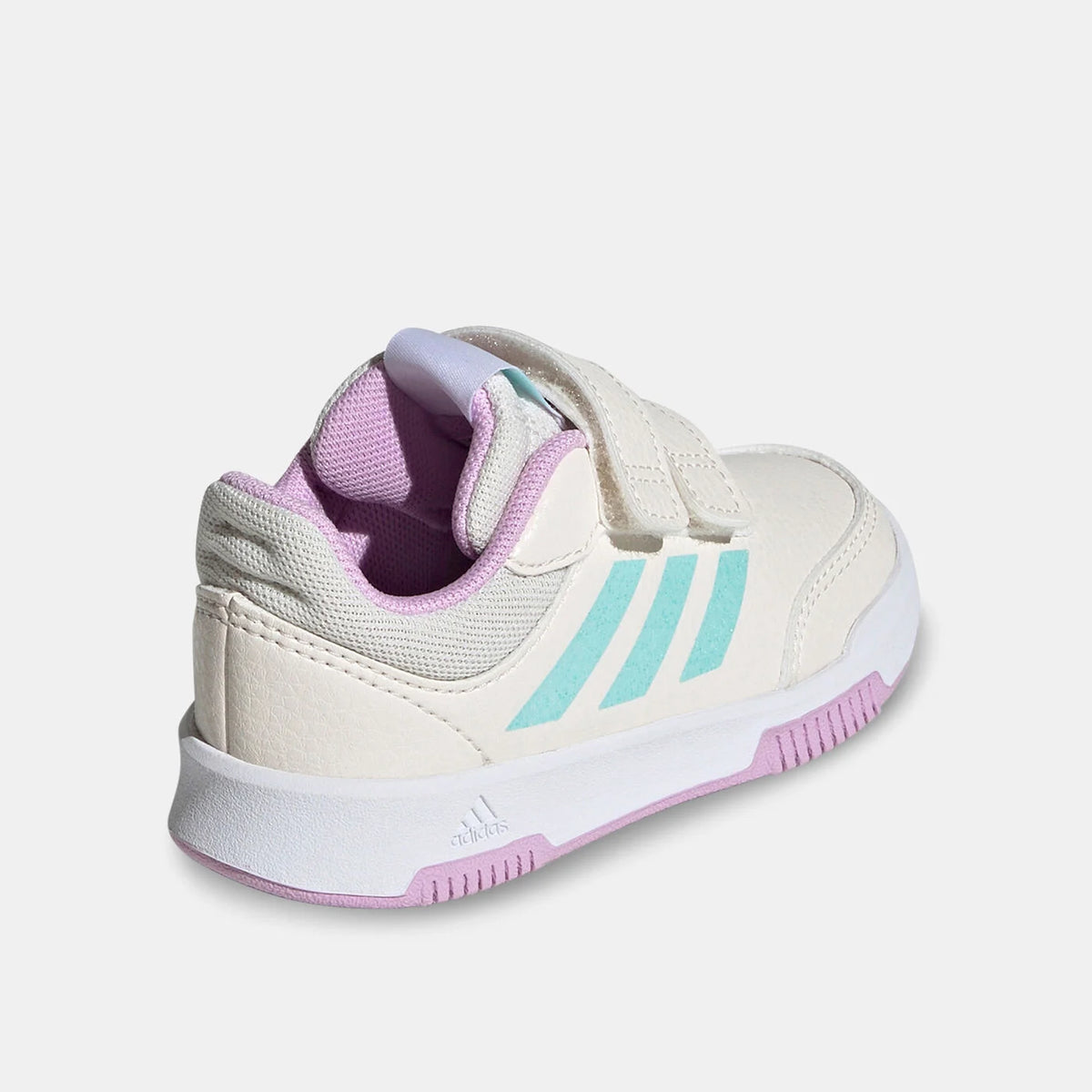 Scarpa Adidas Panna e Lilla con Logo Celeste Glitterato-bambina