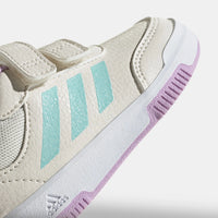 Scarpa Adidas Panna e Lilla con Logo Celeste Glitterato-bambina