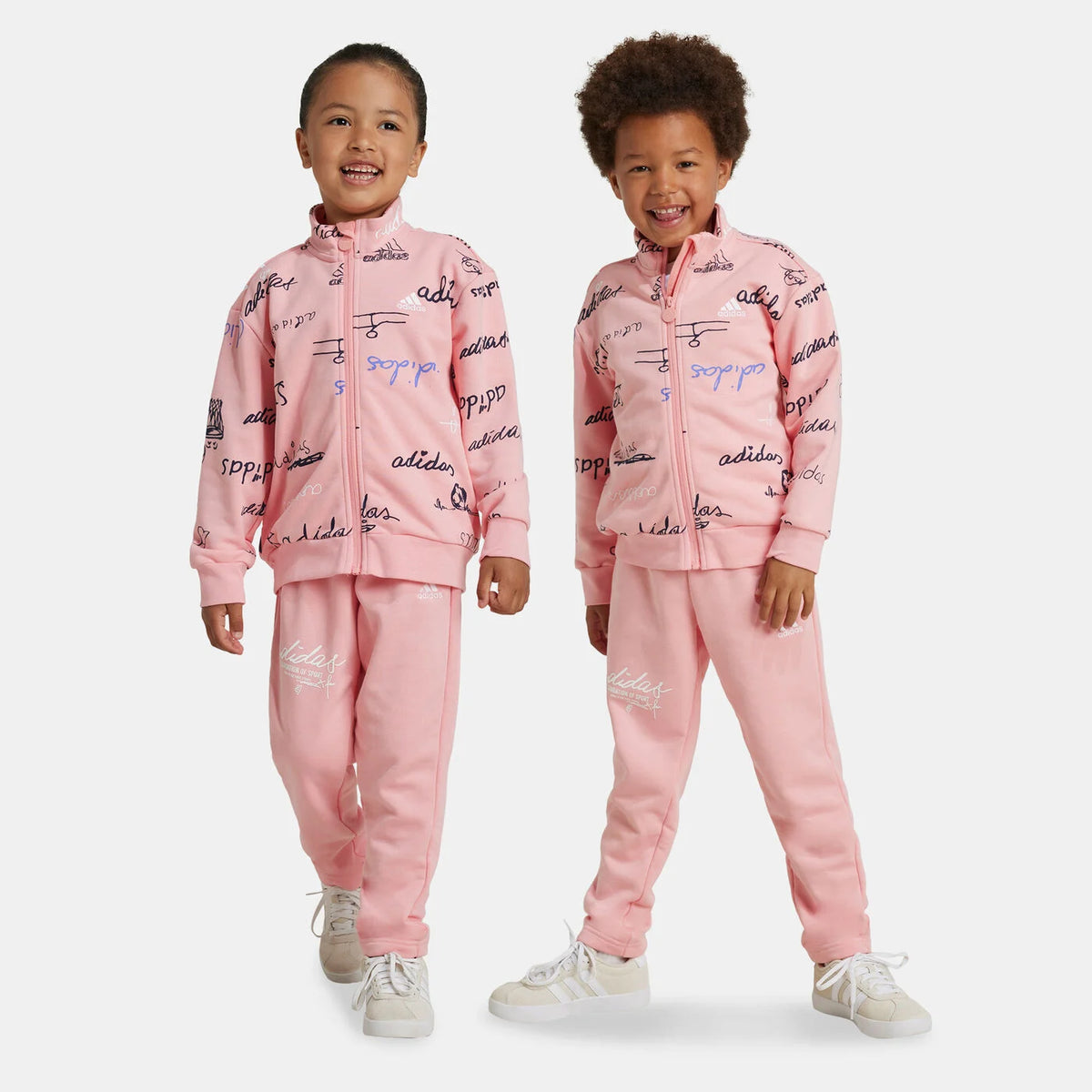 Tuta Adidas Brand Love Kids con Zip Senza Cappuccio- Bambina