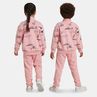 Tuta Adidas Brand Love Kids con Zip Senza Cappuccio- Bambina