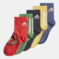 Confezione di Calze Adidas Diseny Composta da 5 Paia- Bambino