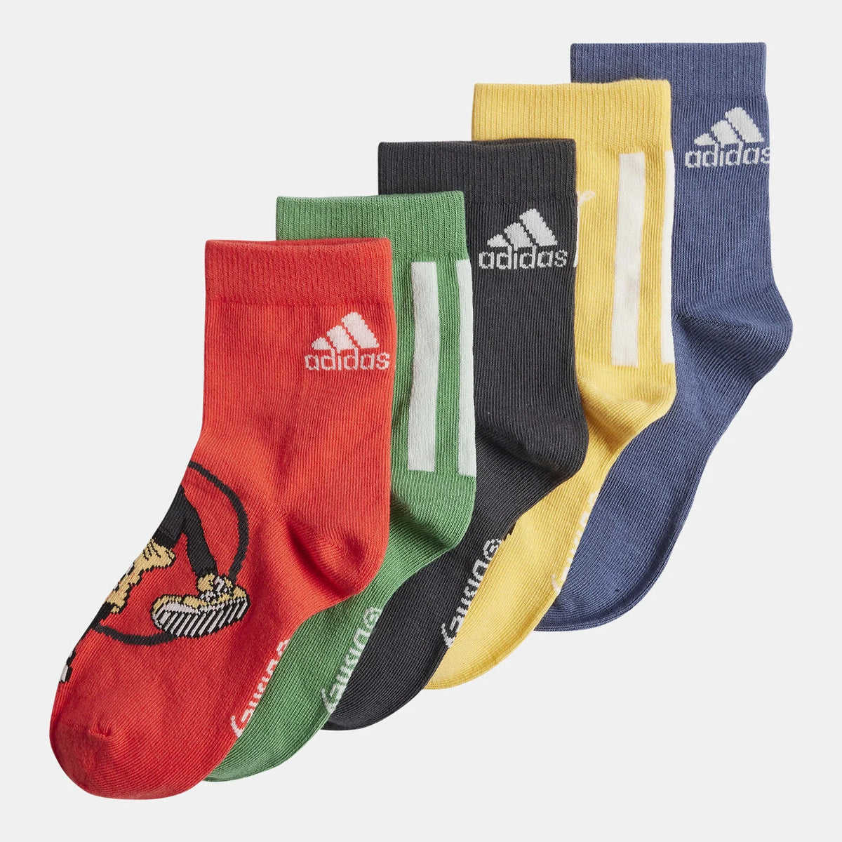 Confezione di Calze Adidas Diseny Composta da 5 Paia- Bambino