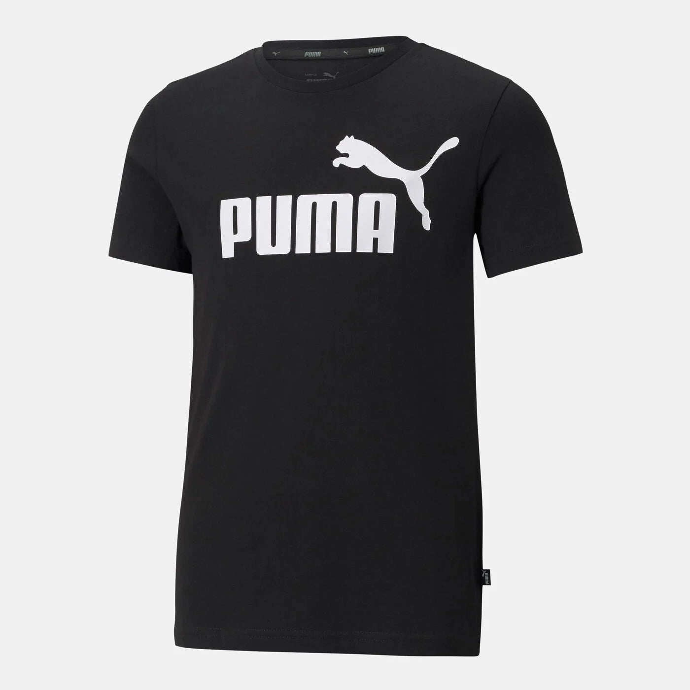 T-shirt Puma Nera con Logo Bianco - Unisex
