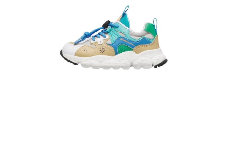 Scarpe Yamano 3 Junior. E-calf/fabric White-sand-azure Flower Mountain - Bambini
