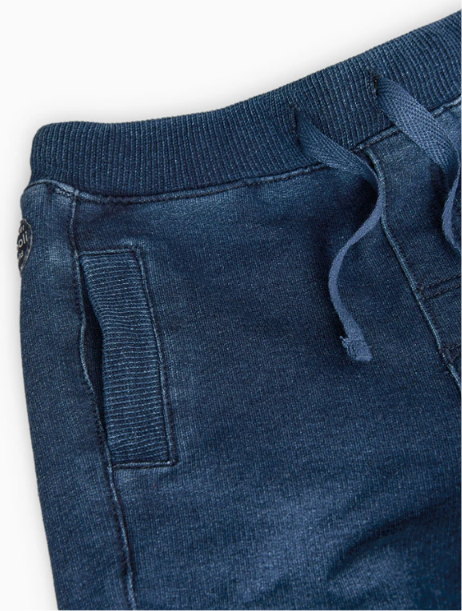 Pantaloni Felpati Denim per Bimbo Boboli