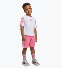 Completo(maglietta +Pantaloncini) con Logo Adidas - Bambina