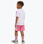 Completo(maglietta +Pantaloncini) con Logo Adidas - Bambina