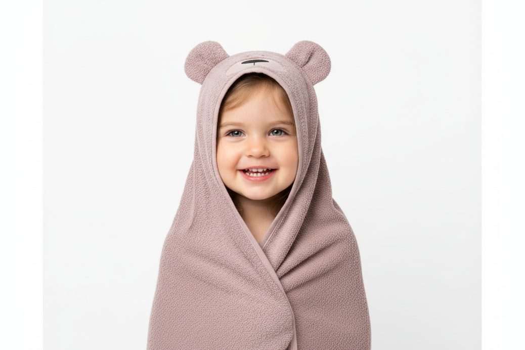 ACCAPPATOIO TRIANGOLO WOOLY ORGANIC CON ORECCHIE