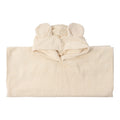 PONCHO/ACCAPPATOIO PER BAMBINI CON ORECCHIE - GOTS 70X70 WOOLY ORGANIC