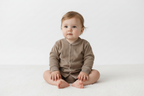 CARDIGAN BEIGE CON BOTTONI WOOLY ORGANIC