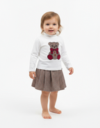 GONNA PIED DE POULE - "69% POLIESTERE 29% VISCOSA2% SPANDEX "