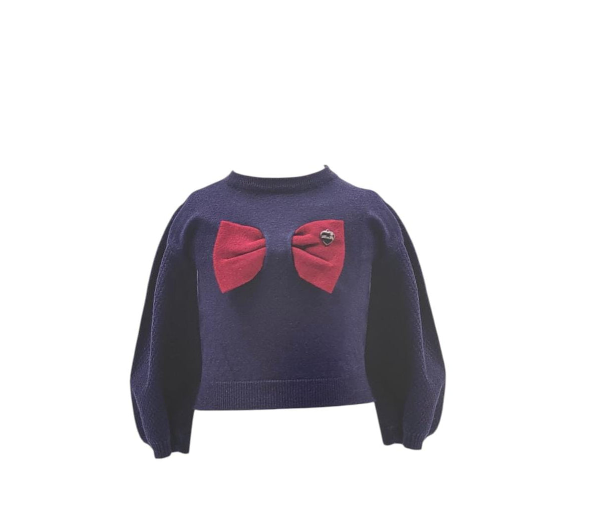 Maglia Costina con Fiocco - 49% Vi 23% Ny 28% Ea Alice Pi - Neonata