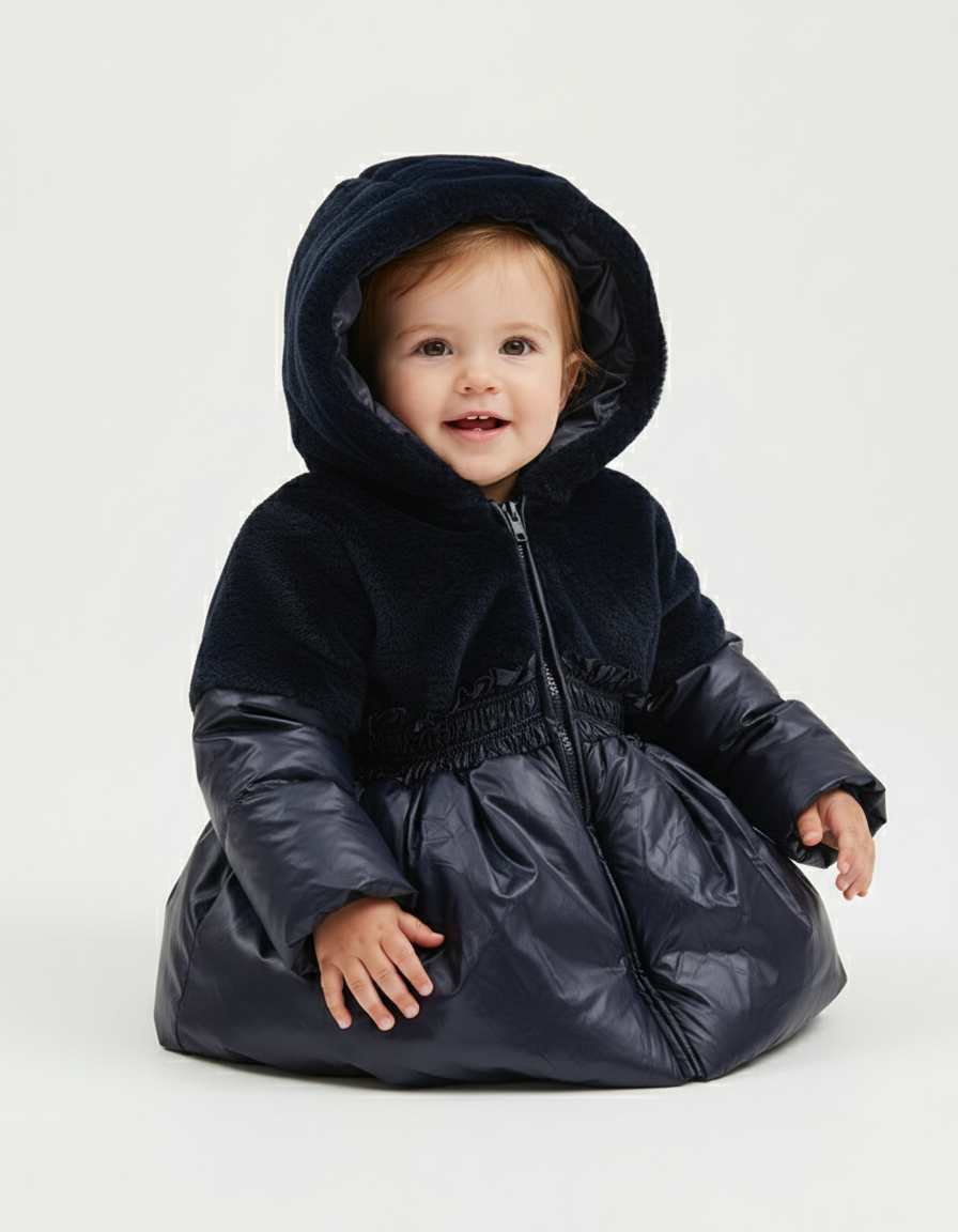 PIUMINO CON CAPPUCCIO - "ESTERNOPELLICCIA100% POLIESTEREIMBOTTITURA100% POLIESTEREFODERA100% POLIESTERE"