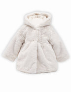 PELLICCIA CON CAPPUCCIO - "100% POLIESTEREFODERA100% POLIESTERE"