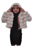 GIUBBOTTO PELLICCIA - 100% POLIESTERE