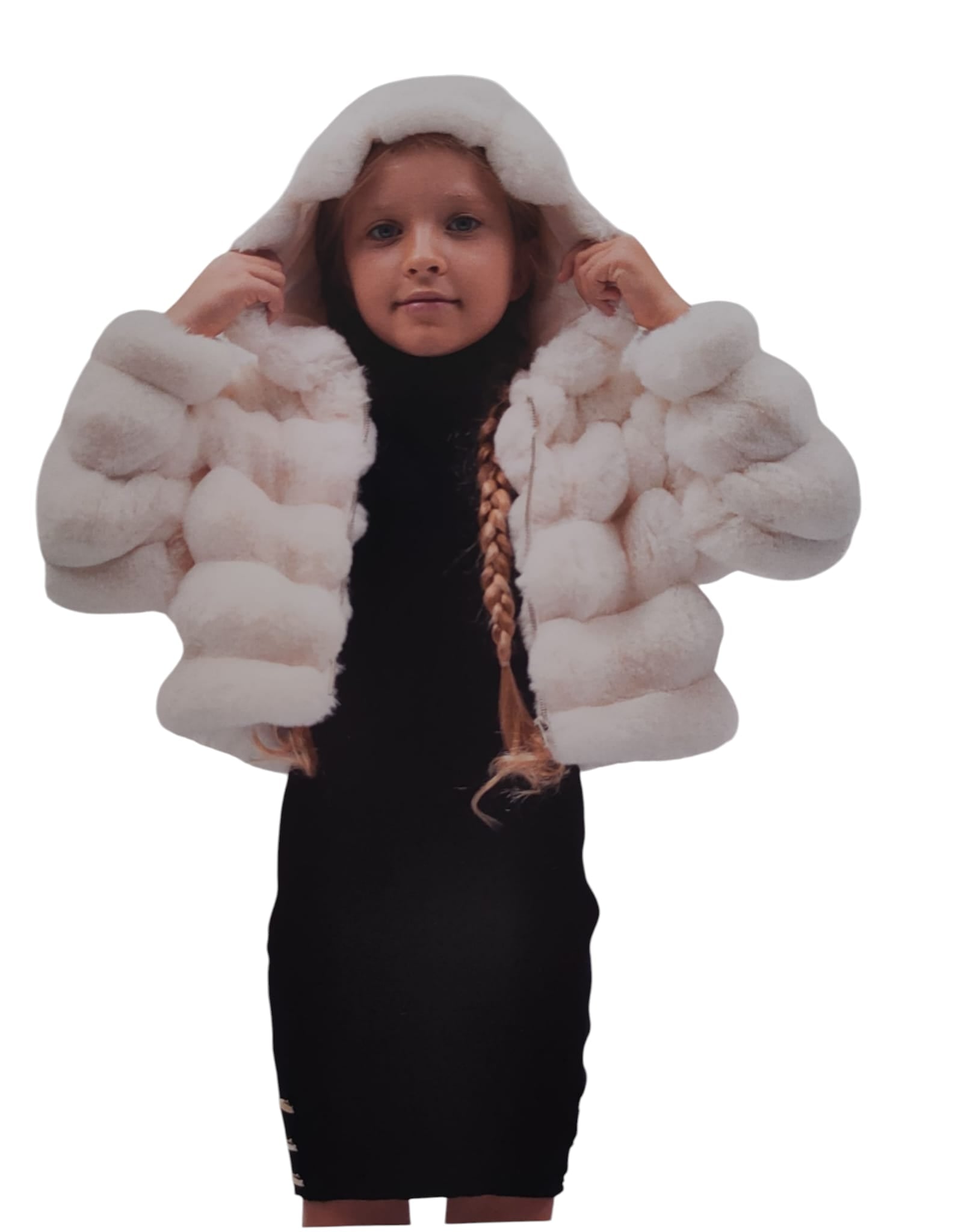 GIUBBOTTO PELLICCIA - 100% POLIESTERE