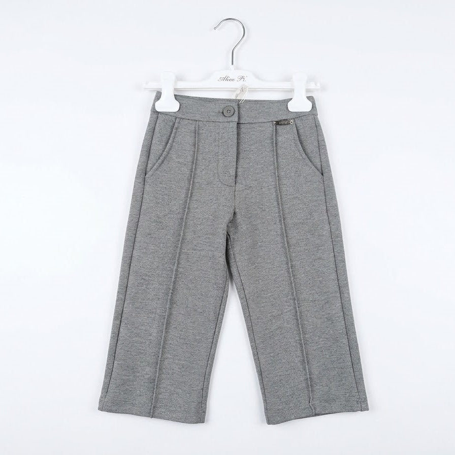 Pantalone Lungo Neonata Grigio Alice Pi