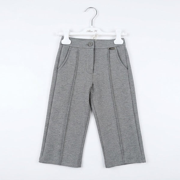 Pantalone Lungo Neonata Grigio Alice Pi