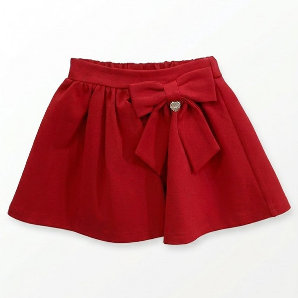 Gonna Arricciata in Vita Neonata Rossa Alice Pi