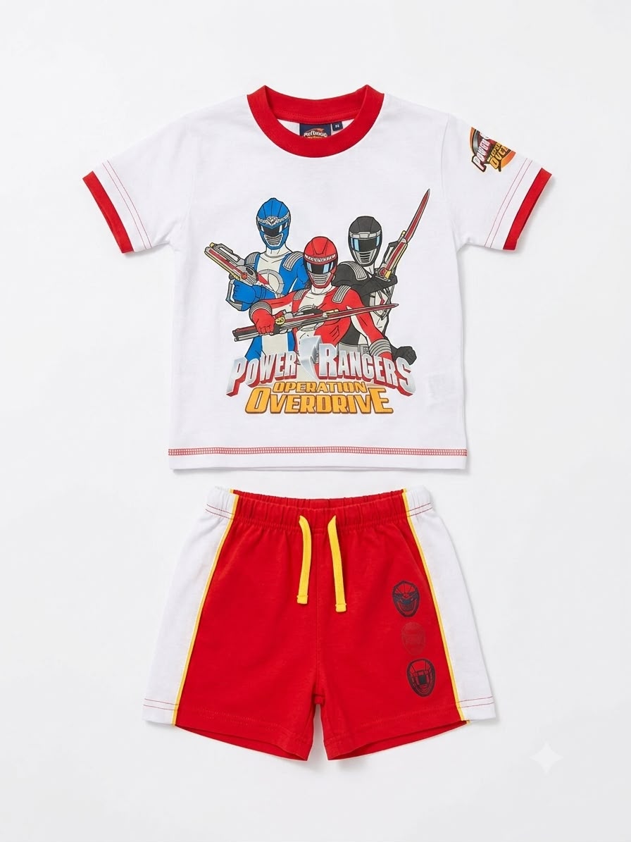 Pigiama Bimbo Jersey Corto Pwr Rangers Disney