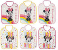 6 Bavaglini Grandi Bimba Disney Plastificati Minnie con Elastico
