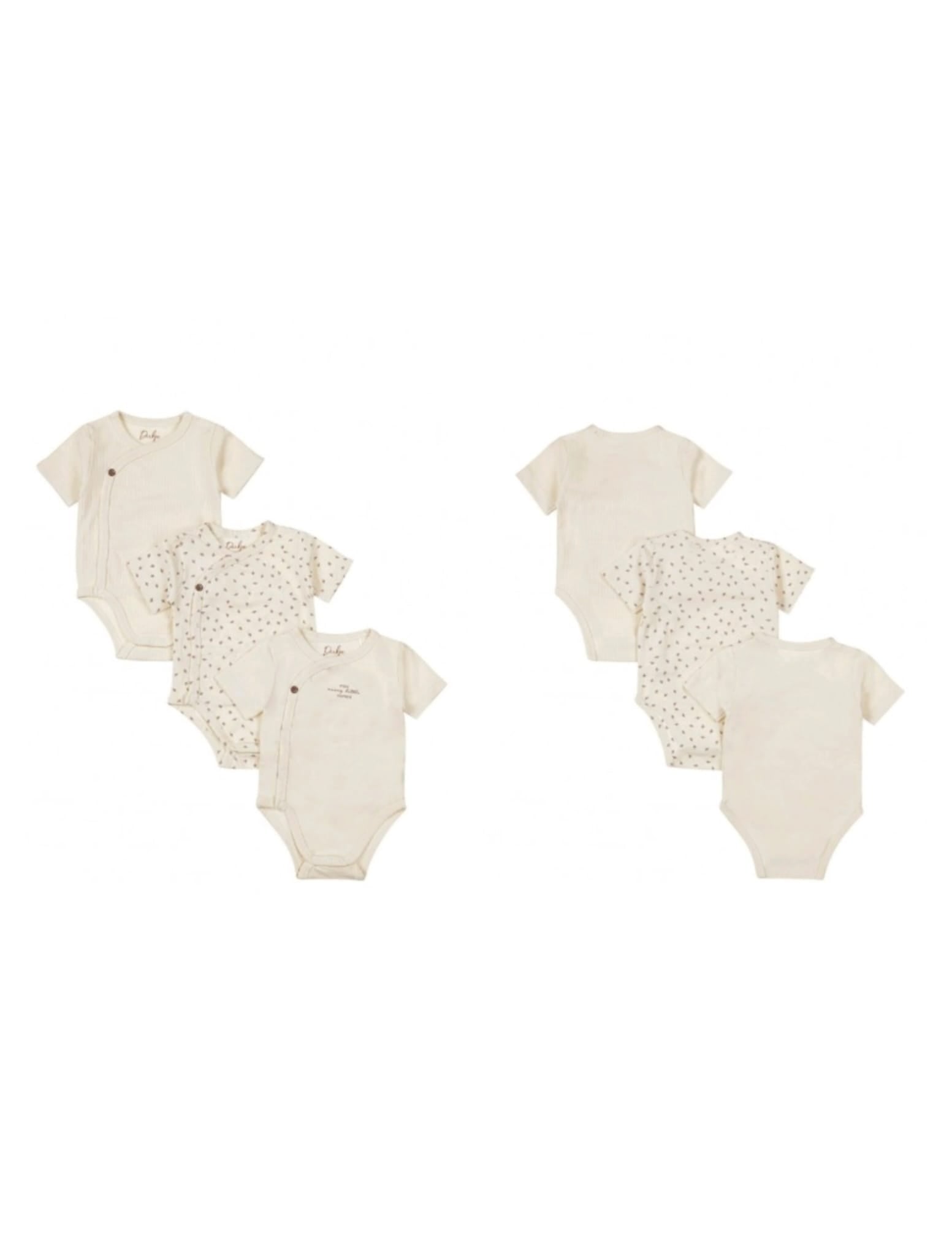 set body 3 pz manica corta