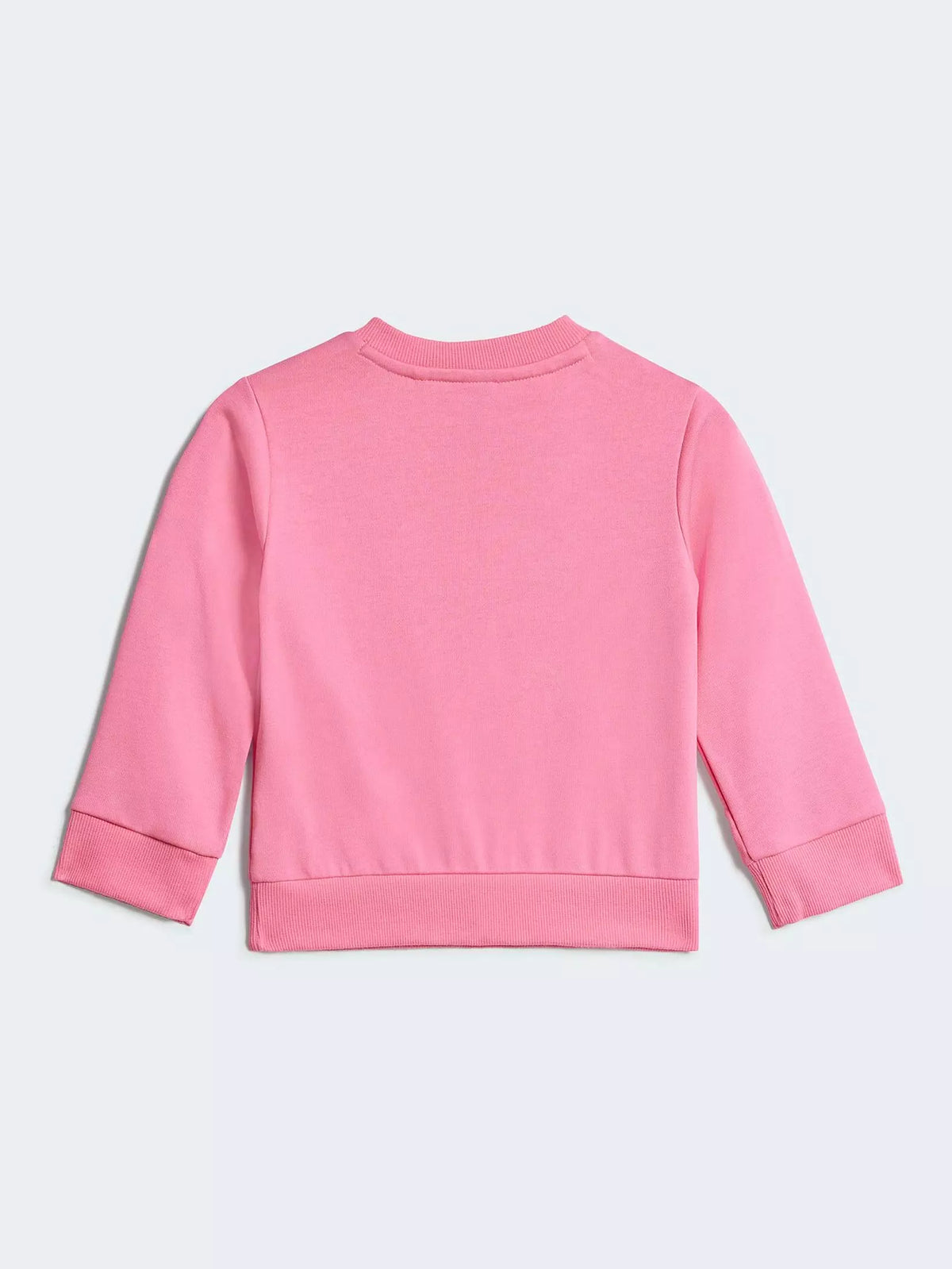 Tuta Rosa Garzata Adidas con Logo Frontale - Neonata