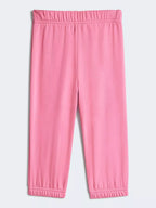 Tuta Rosa Garzata Adidas con Logo Frontale - Neonata