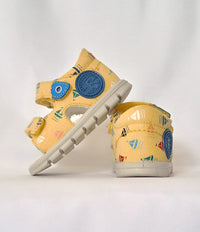 Scarpe Falcotto Nemo 2 Canvas Pr.sail Boats Yellow - Neonato