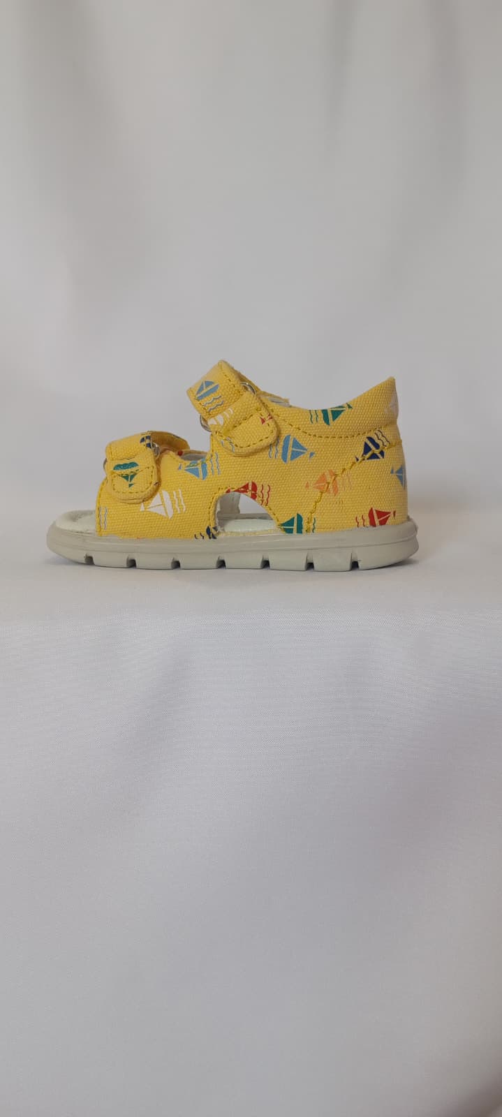 Scarpe Falcotto Nemo 2 Canvas Pr.sail Boats Yellow - Neonato