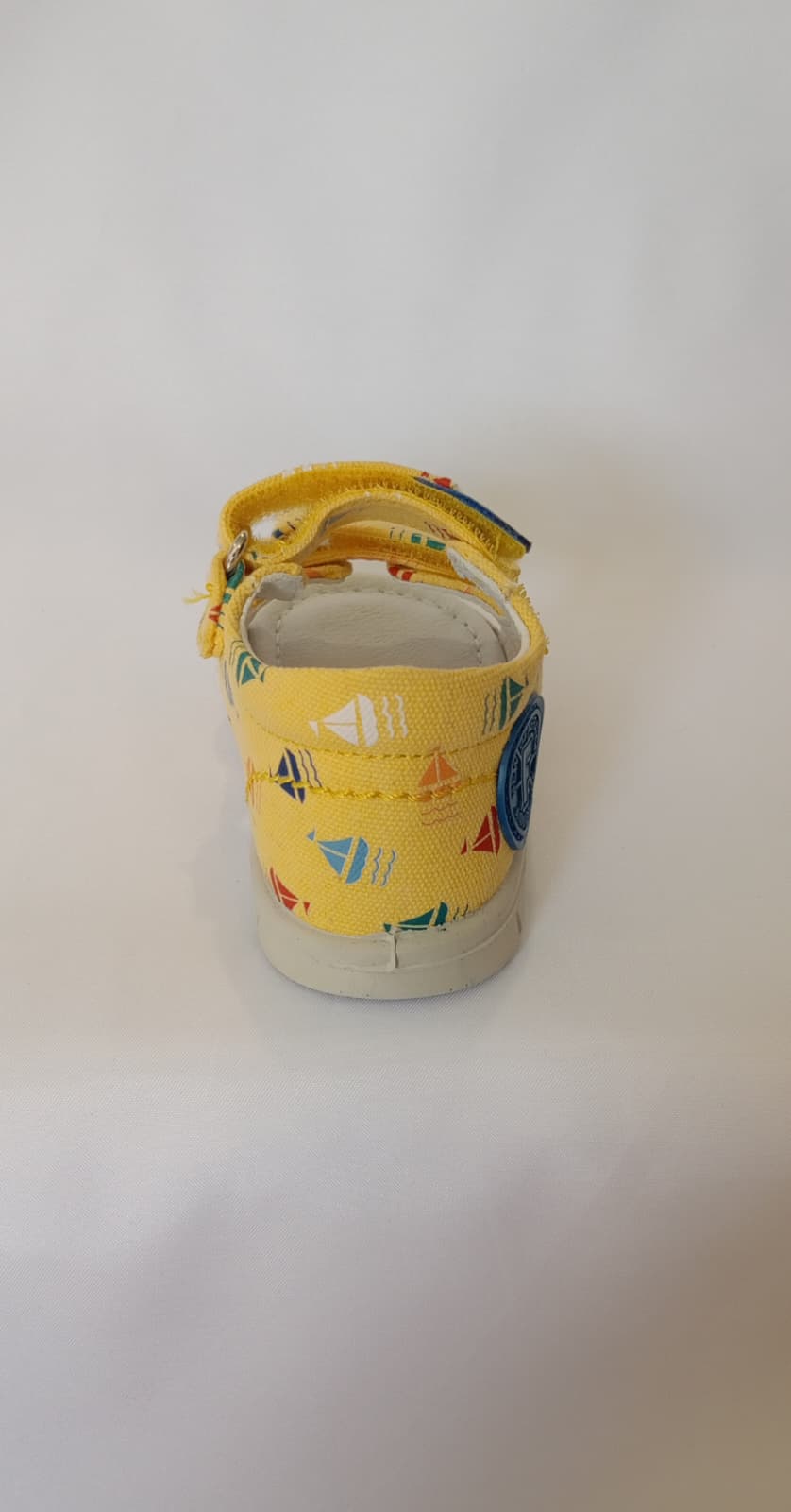 Scarpe Falcotto Nemo 2 Canvas Pr.sail Boats Yellow - Neonato