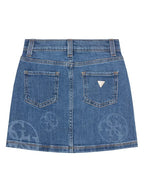 Gonna Jeans Comfort Denim Skirt W/laser Guess - Bambina