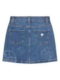 Gonna Jeans Comfort Denim Skirt W/laser Guess - Bambina