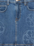 Gonna Jeans Comfort Denim Skirt W/laser Guess - Bambina