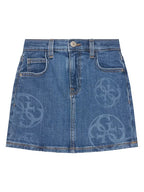 Gonna Jeans Comfort Denim Skirt W/laser Guess - Bambina