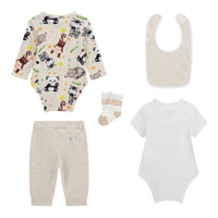 Set Bib+socks+bodies+pants Guess - Neonati