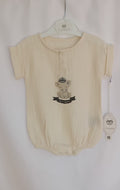 Camicia Body in Cotone Corredino - Neonato