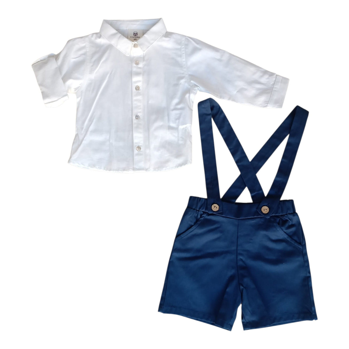 Camicia+salopette Corredino - Neonato