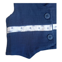 Completo 3 Pz T-shirt+ Pantaloncino+ Gilet Corredino - Neonato