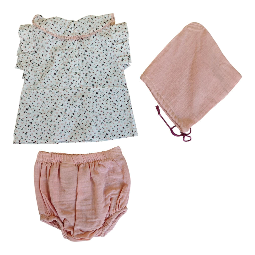 Completo 3 Pezzi Corredino - Neonata