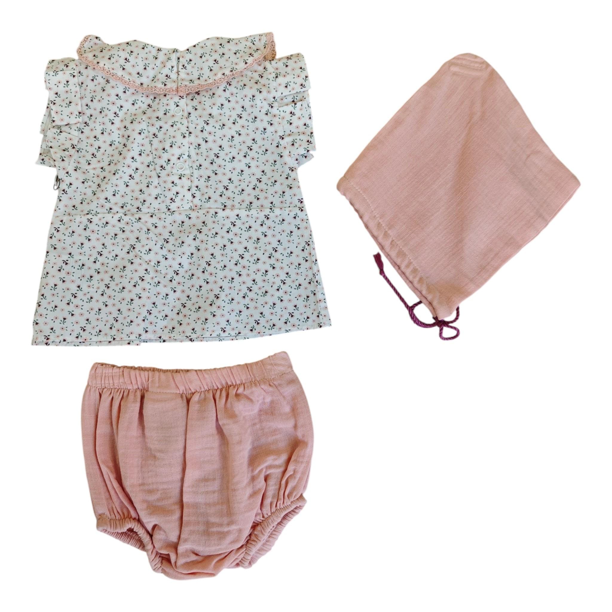 Completo 3 Pezzi Corredino - Neonata