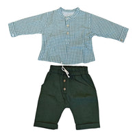 Camicia + Bermuda in Lino - Neonato